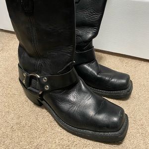 Durando Harness Boots - Black Size 6